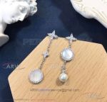 AAA Replica APM Monaco Mother Of Pearl Pendant Diamond Earrings